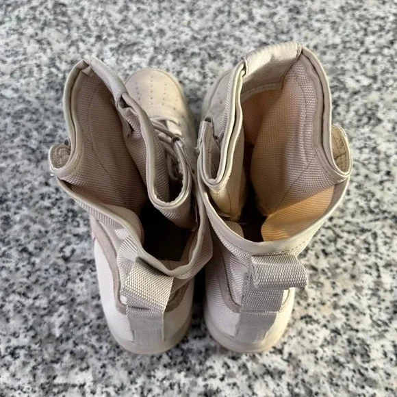 Nike SF Air Force 1 String Gray High Top Gum Sneakers Boots M12 - Picture 6 of 7